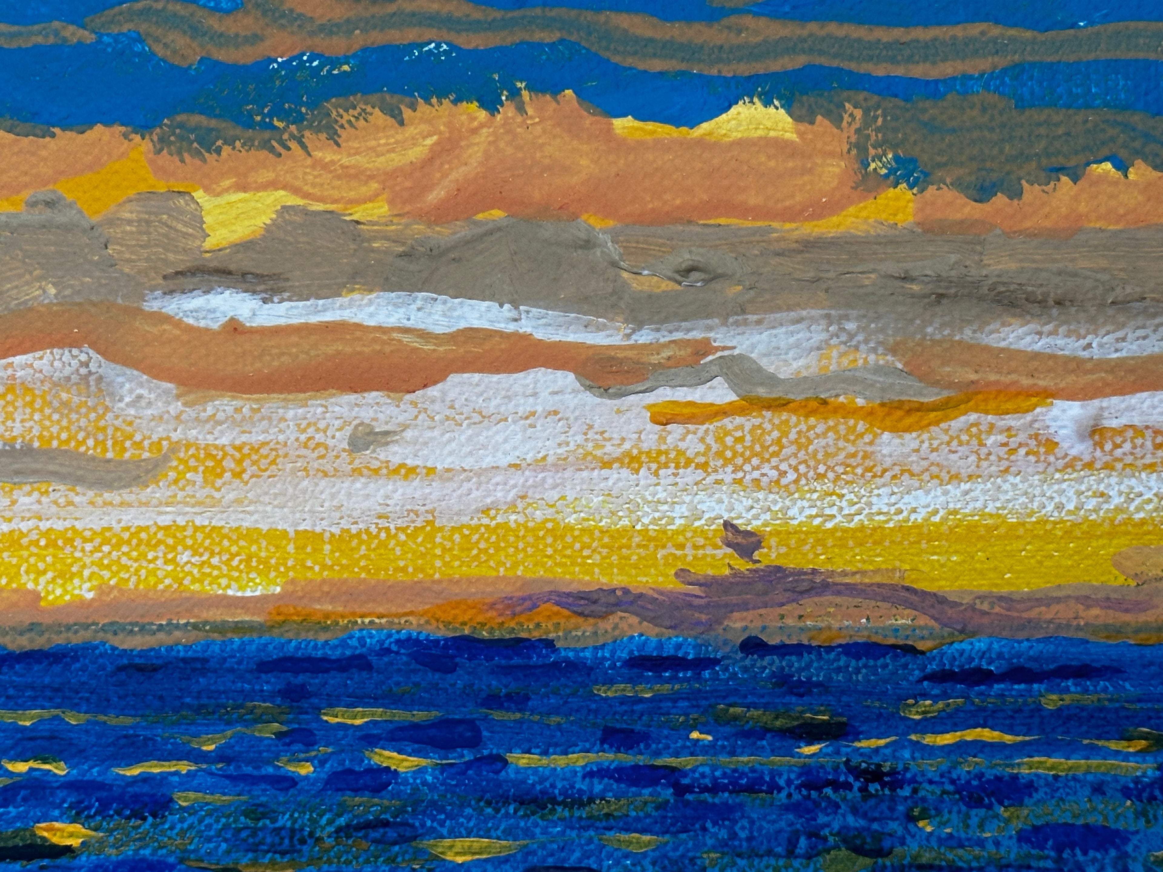 Captiva Beach Triptych — Original Acrylic Painting