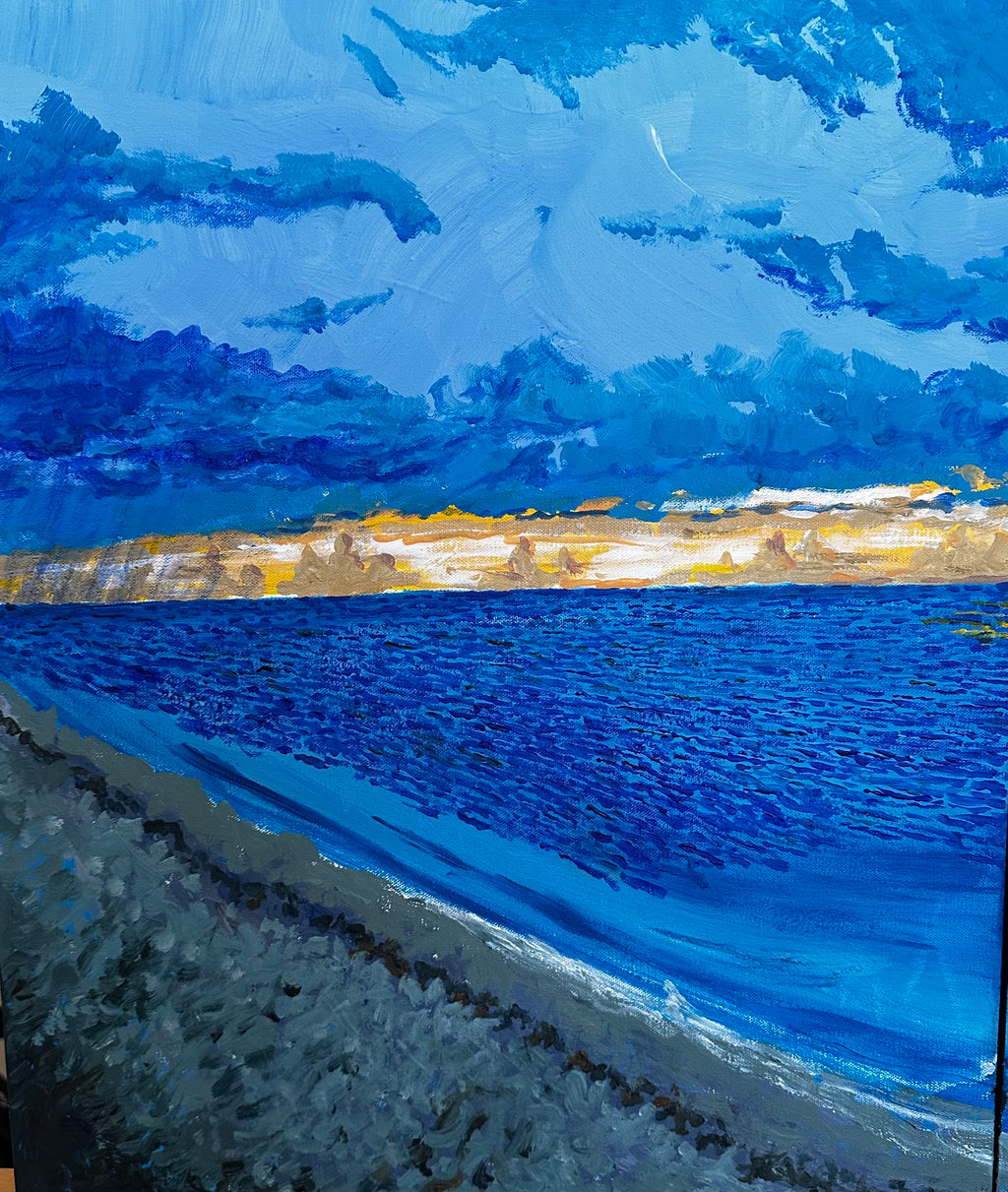 Captiva Beach Triptych — Original Acrylic Painting