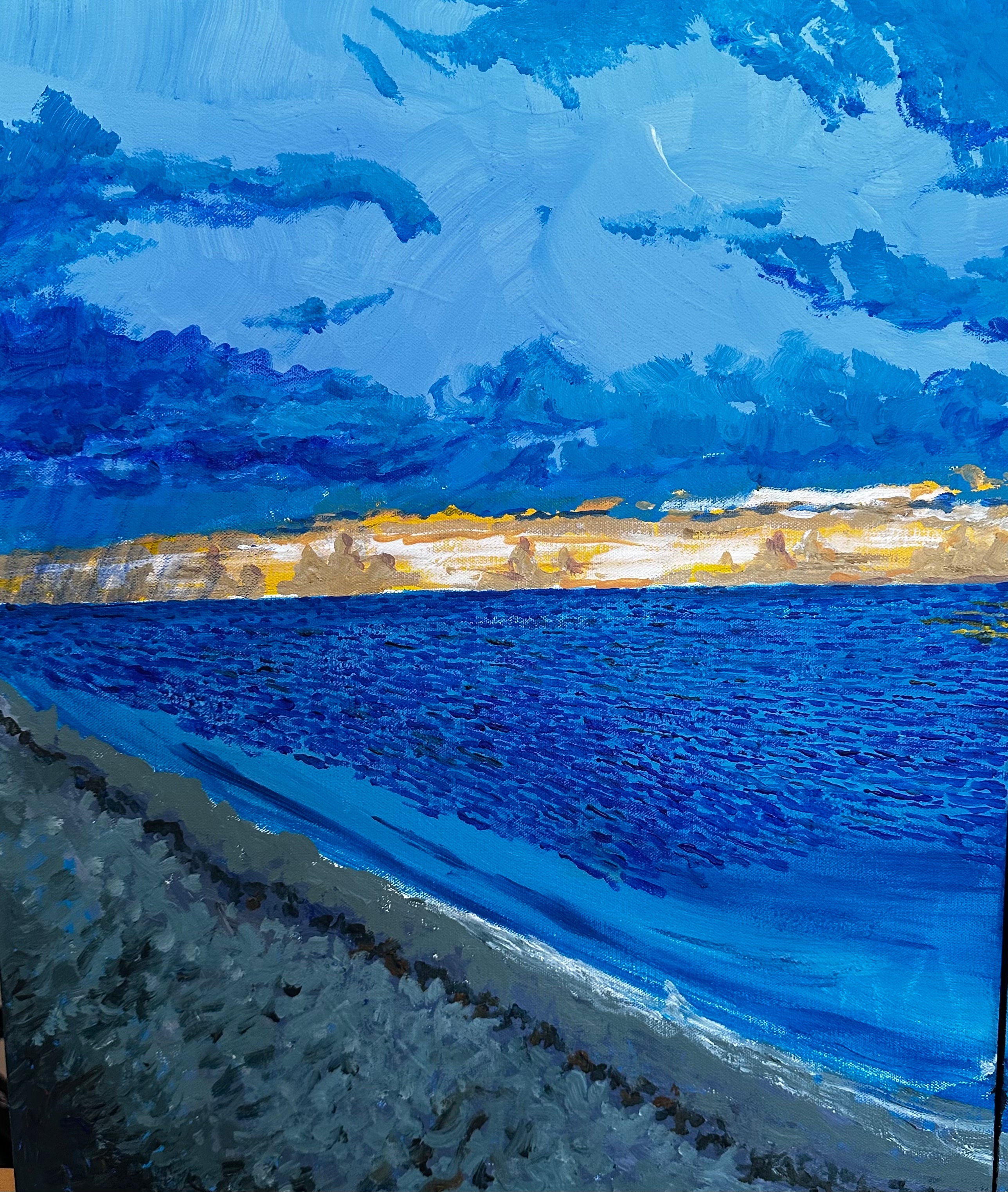 Captiva Beach Triptych — Original Acrylic Painting