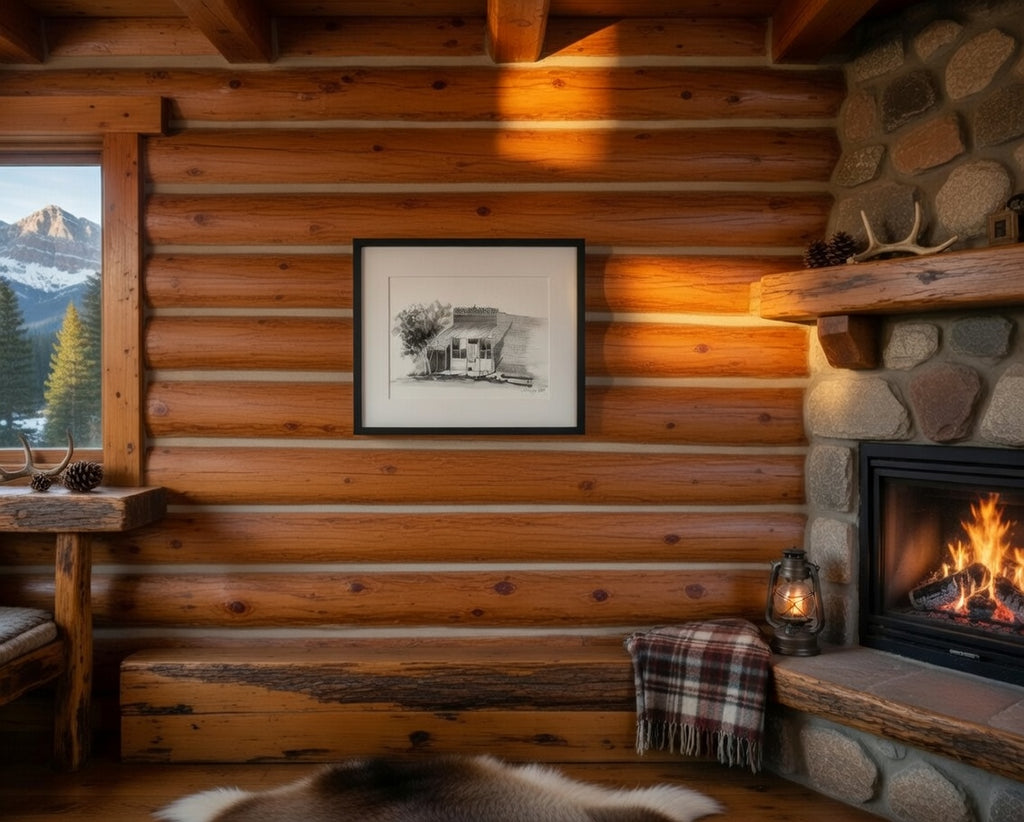 Coal Creek Trading Post, CO — Original Pen & Ink