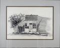 Coal Creek, CO — Original Pen & Ink No. 2, plein air pen and ink of historic storefront, CeciltheArtist