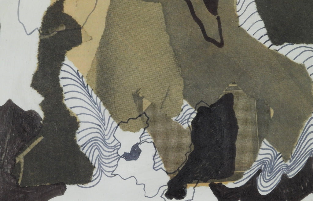 Fractured Earth — Original Mixed Media Collage