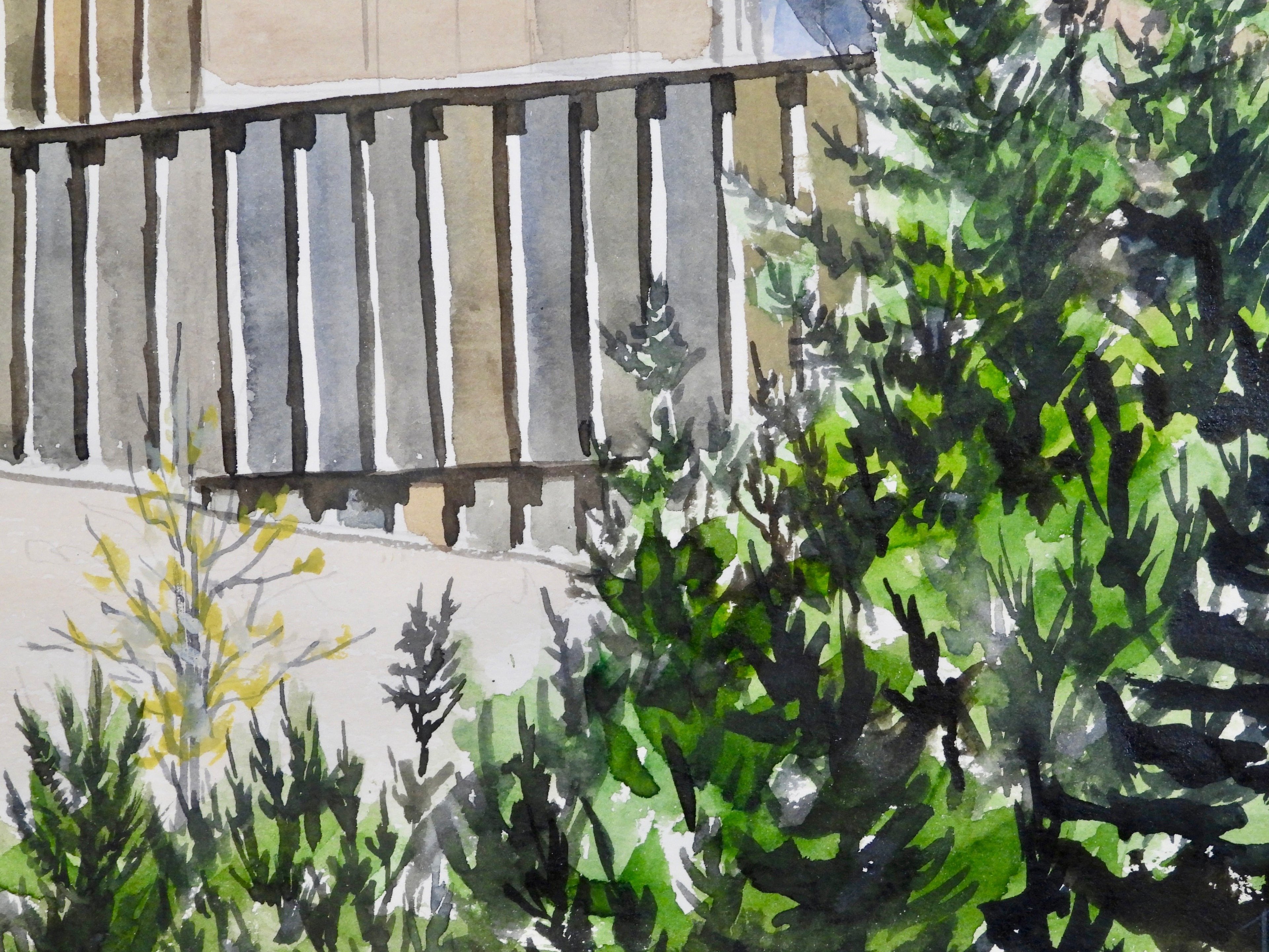 Beauregard Street Condos, Alexandria VA — Original Watercolor