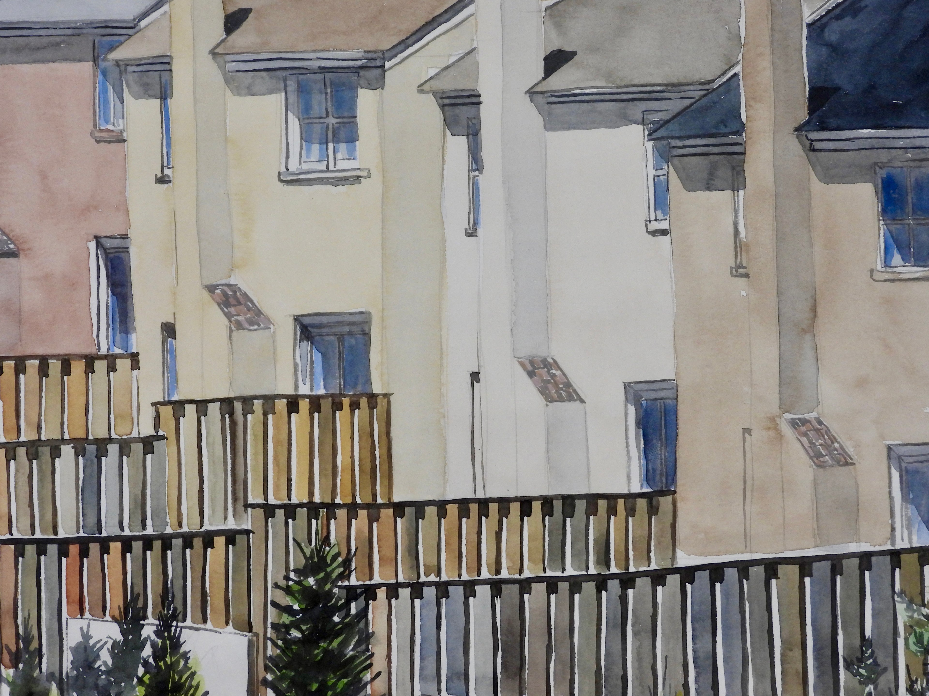 Beauregard Street Condos, Alexandria VA — Original Watercolor