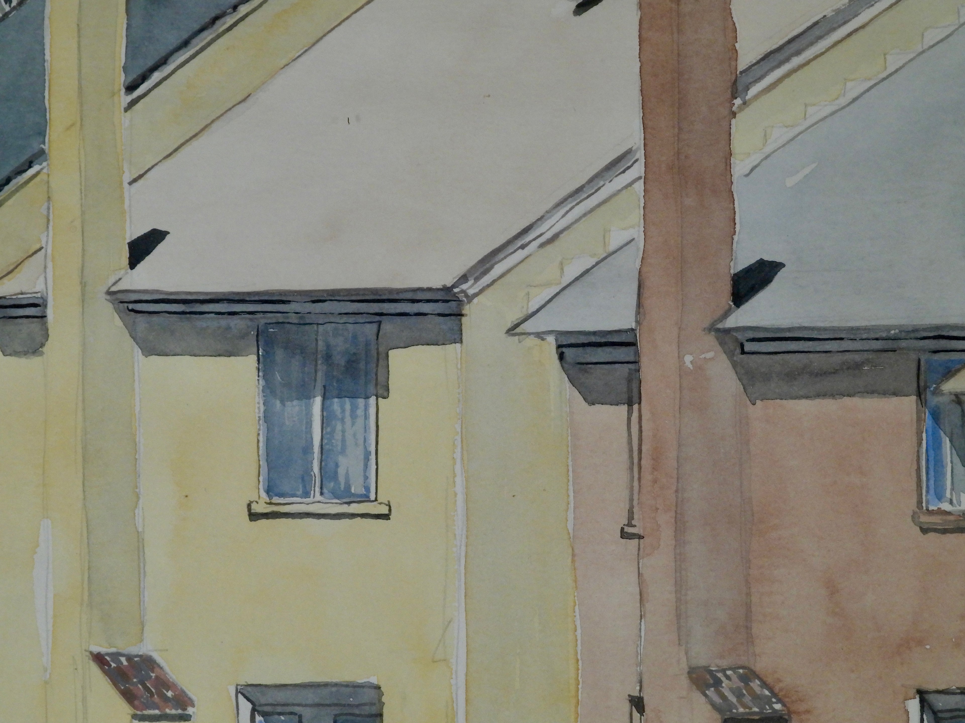 Beauregard Street Condos, Alexandria VA — Original Watercolor