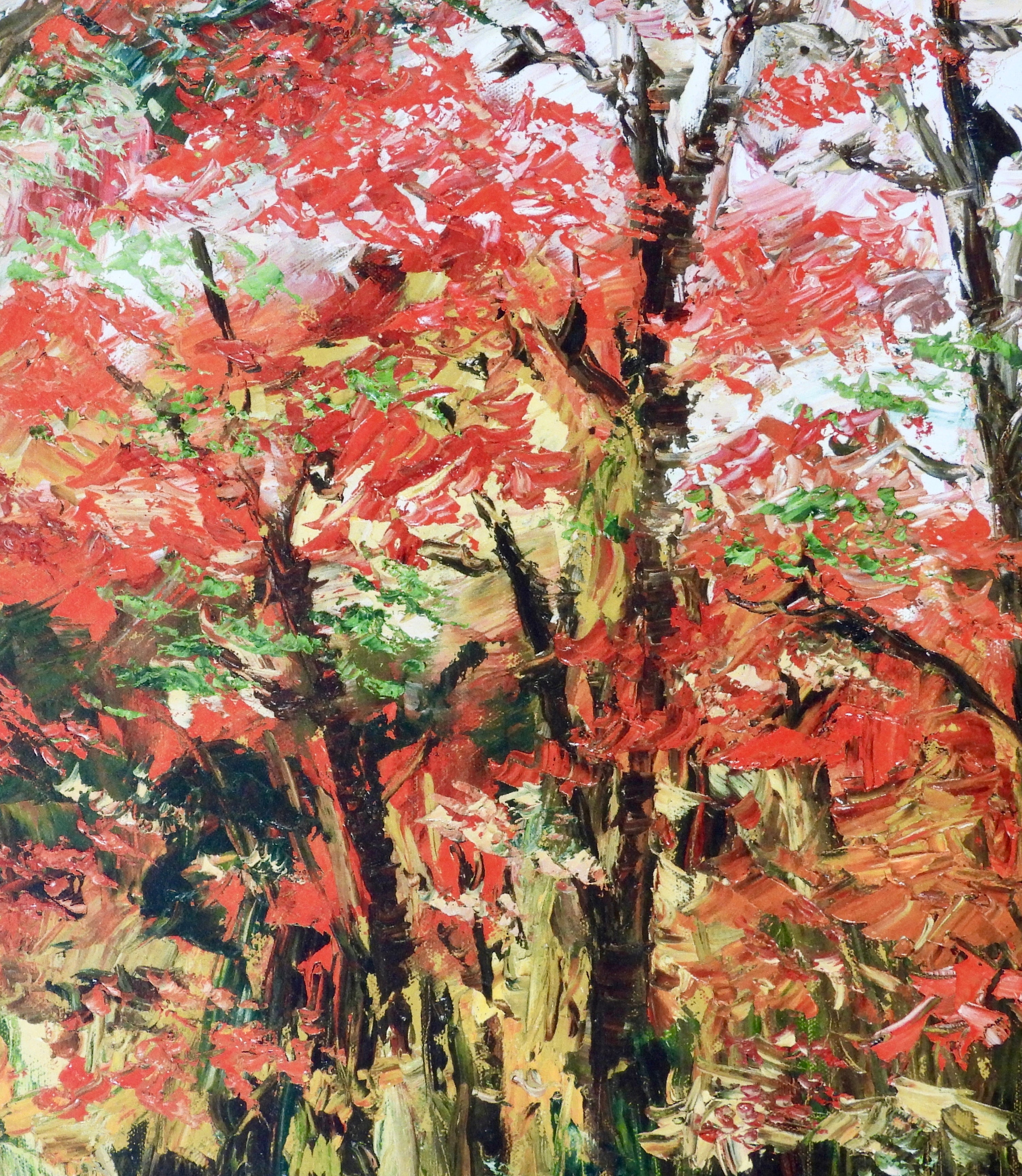FDR's Autumn Canopy Warm Springs GA - Original Painting