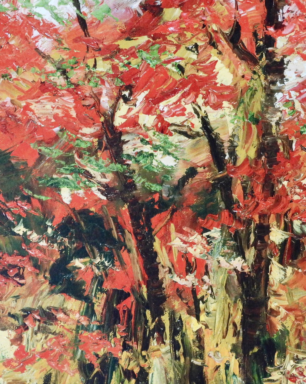 FDR's Autumn Canopy Warm Springs GA - Original Painting