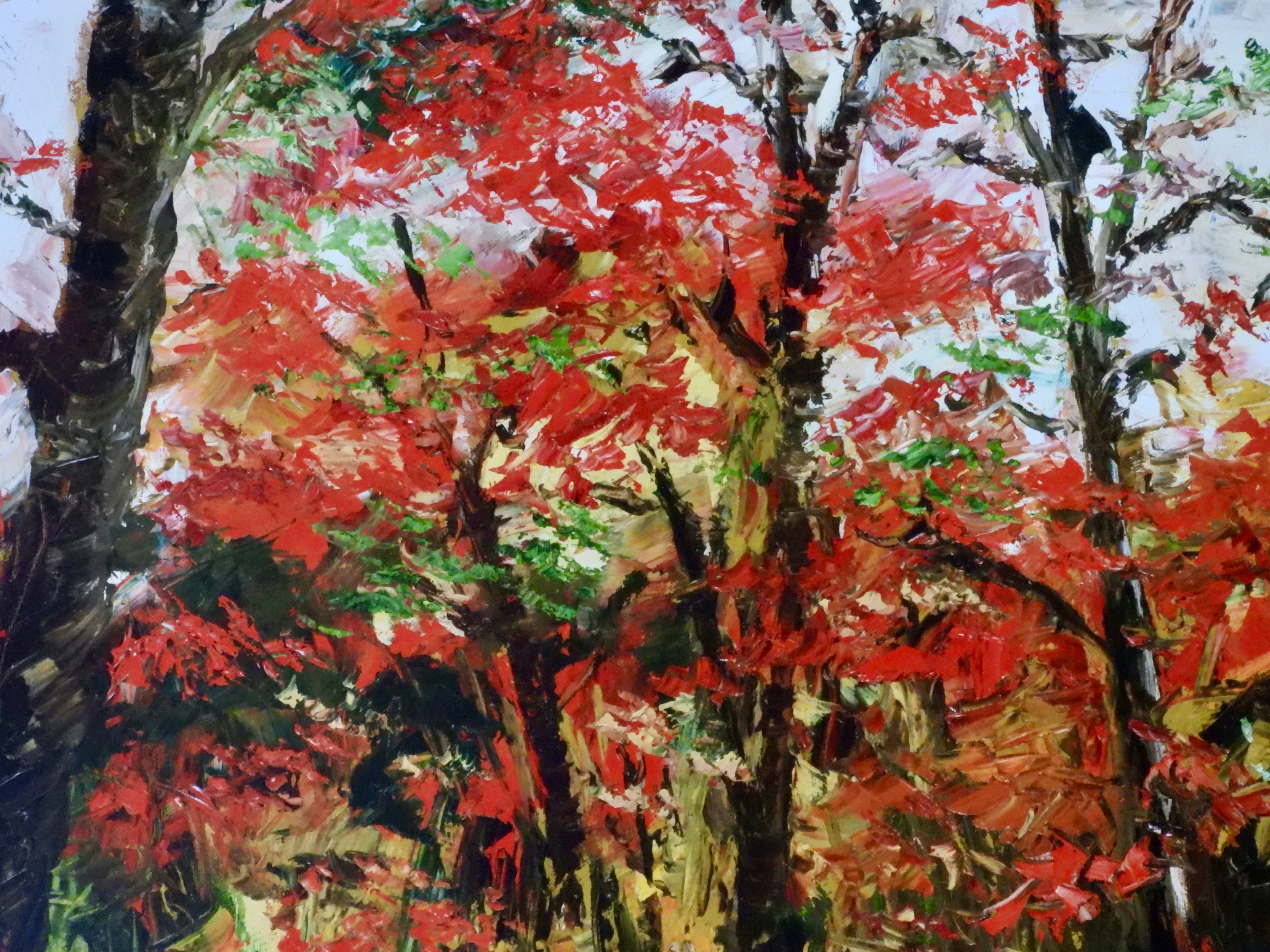 FDR's Autumn Canopy Warm Springs GA - Original Painting