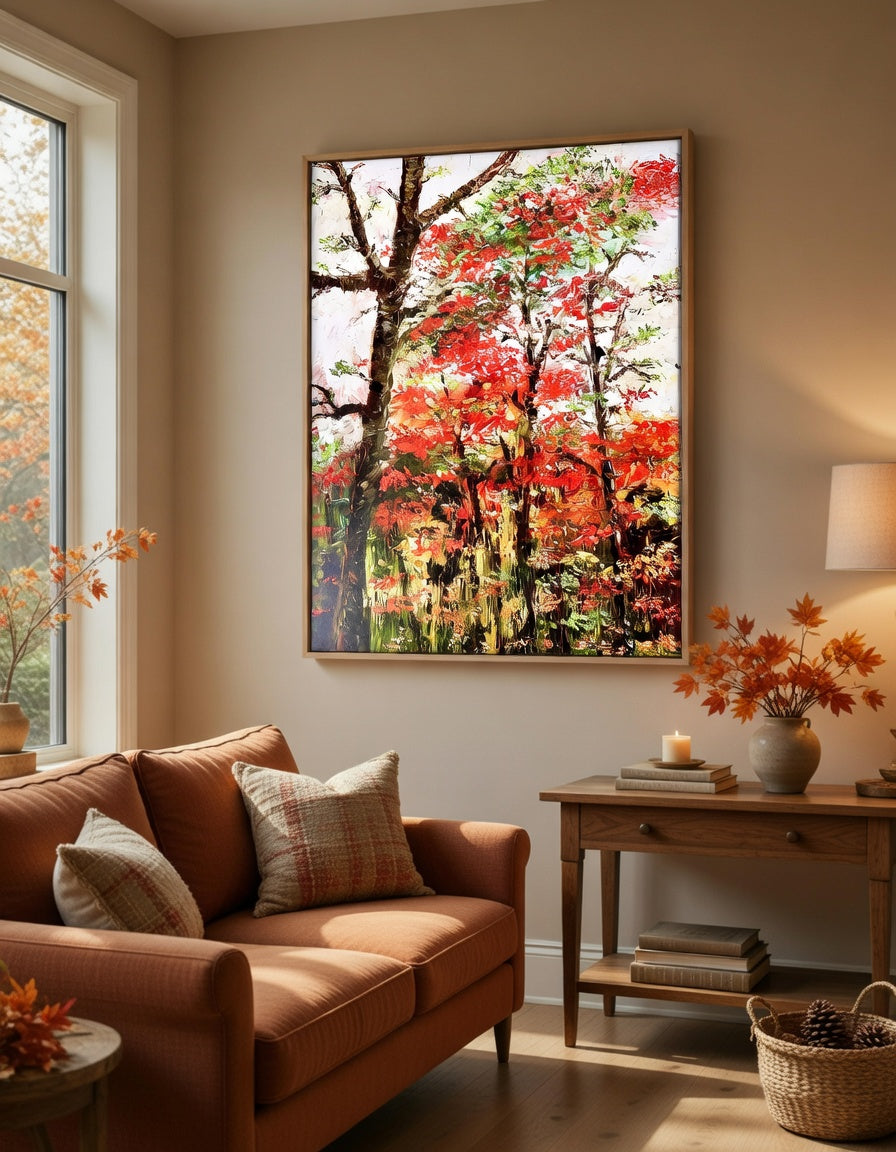 FDR's Autumn Canopy Warm Springs GA - Original Painting