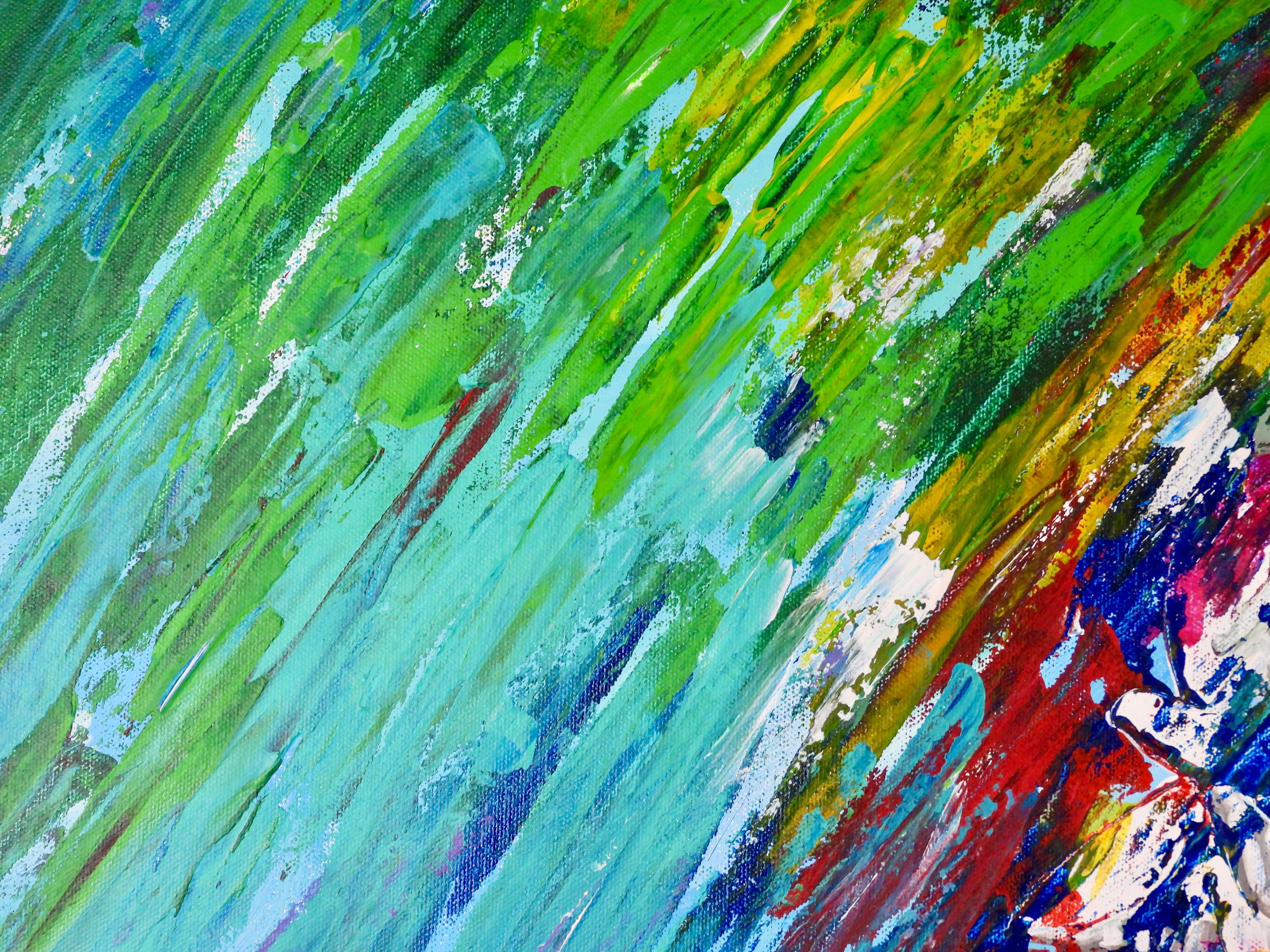 Flowers — Original Painting Knife Painting