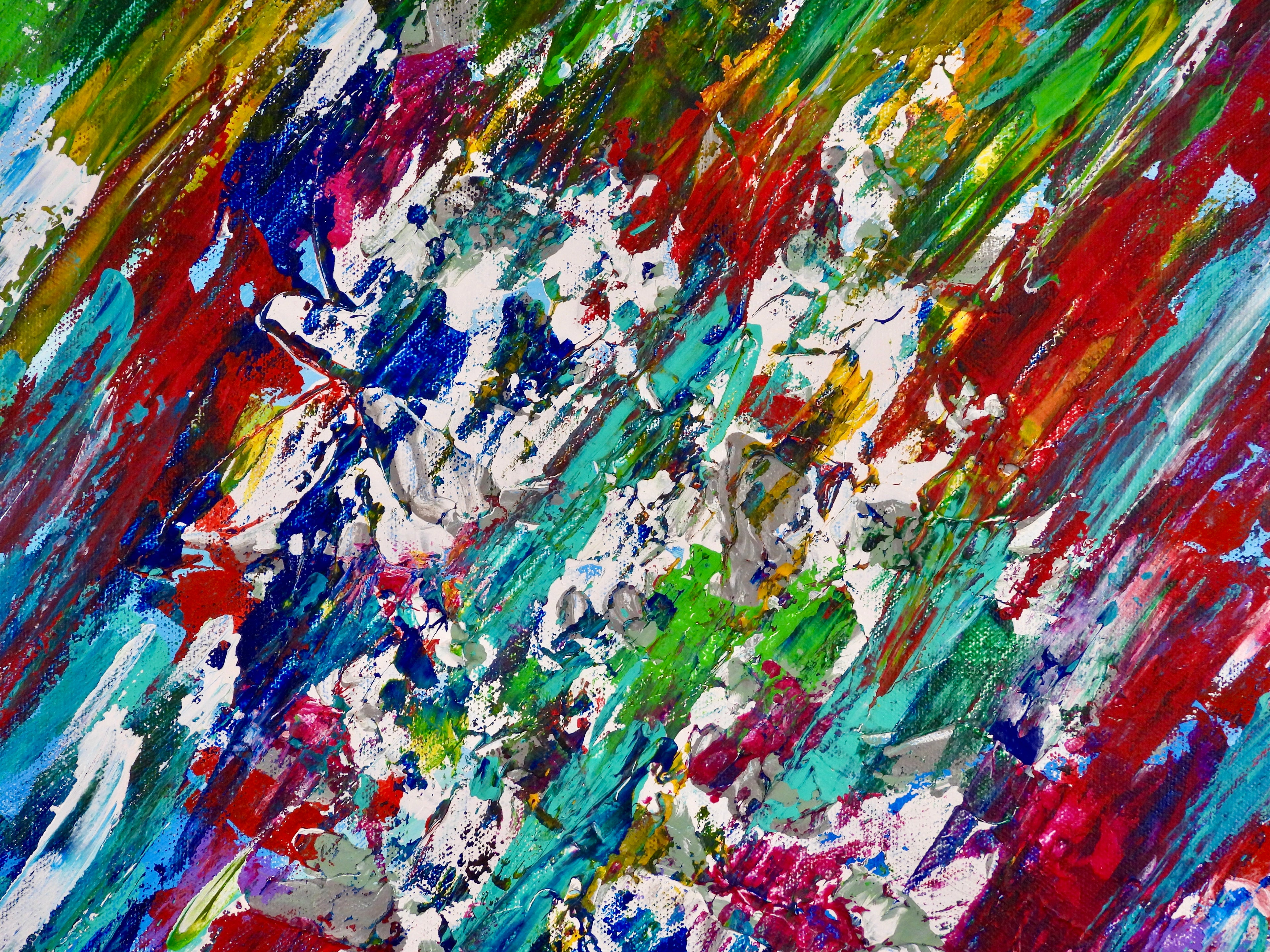 Flowers — Original Painting Knife Painting