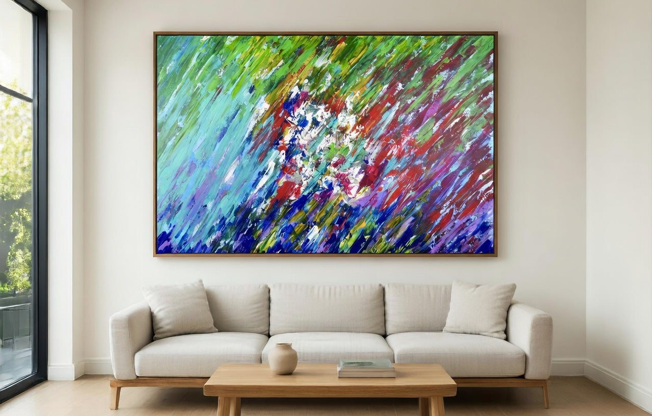Flowers — Original Painting Knife Painting