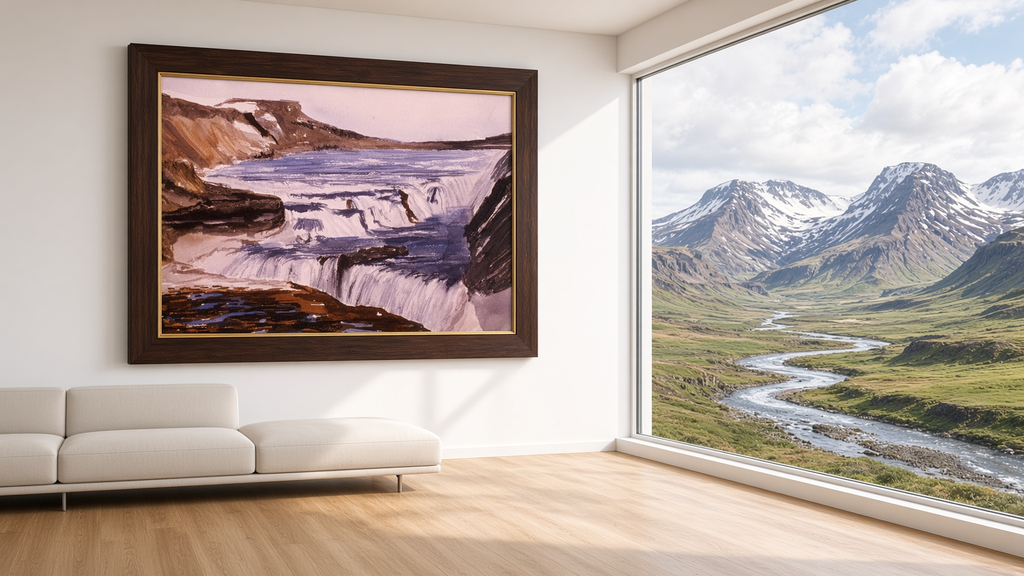Gullfoss Waterfall - Fine Art Print