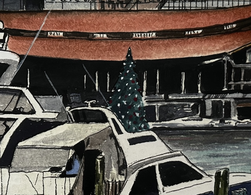 Jacksonville Landing — Original Watercolor
