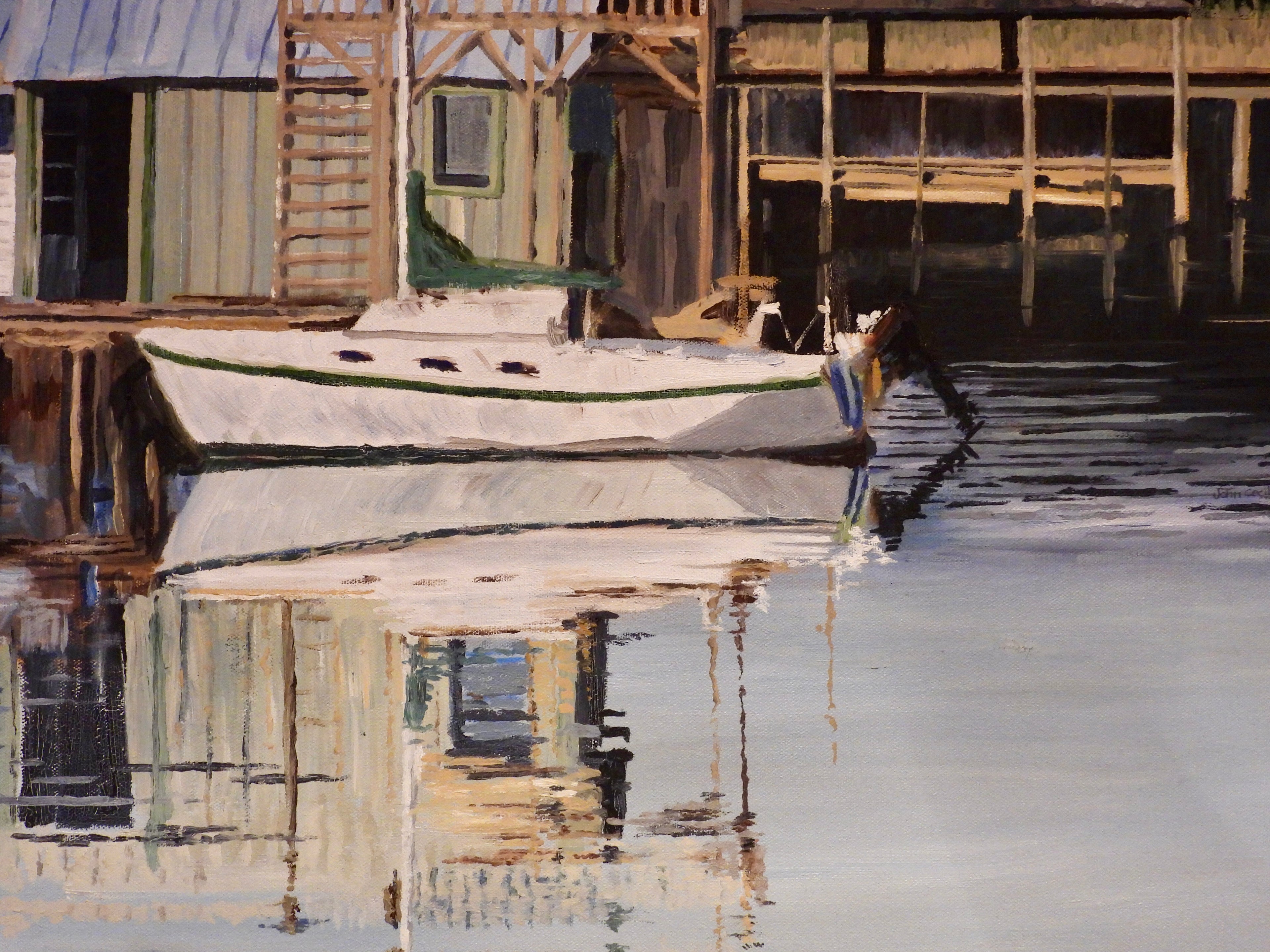 Julington Creek Boat - Original Painting