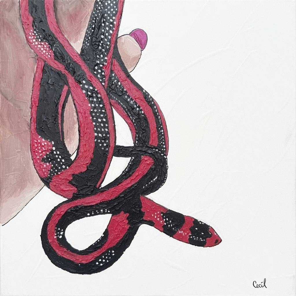 Lampropeltis Californiae - Original Acrylic