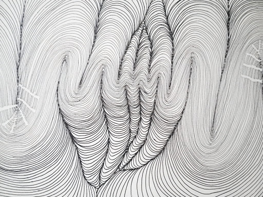 Lines - Pen and Ink Original