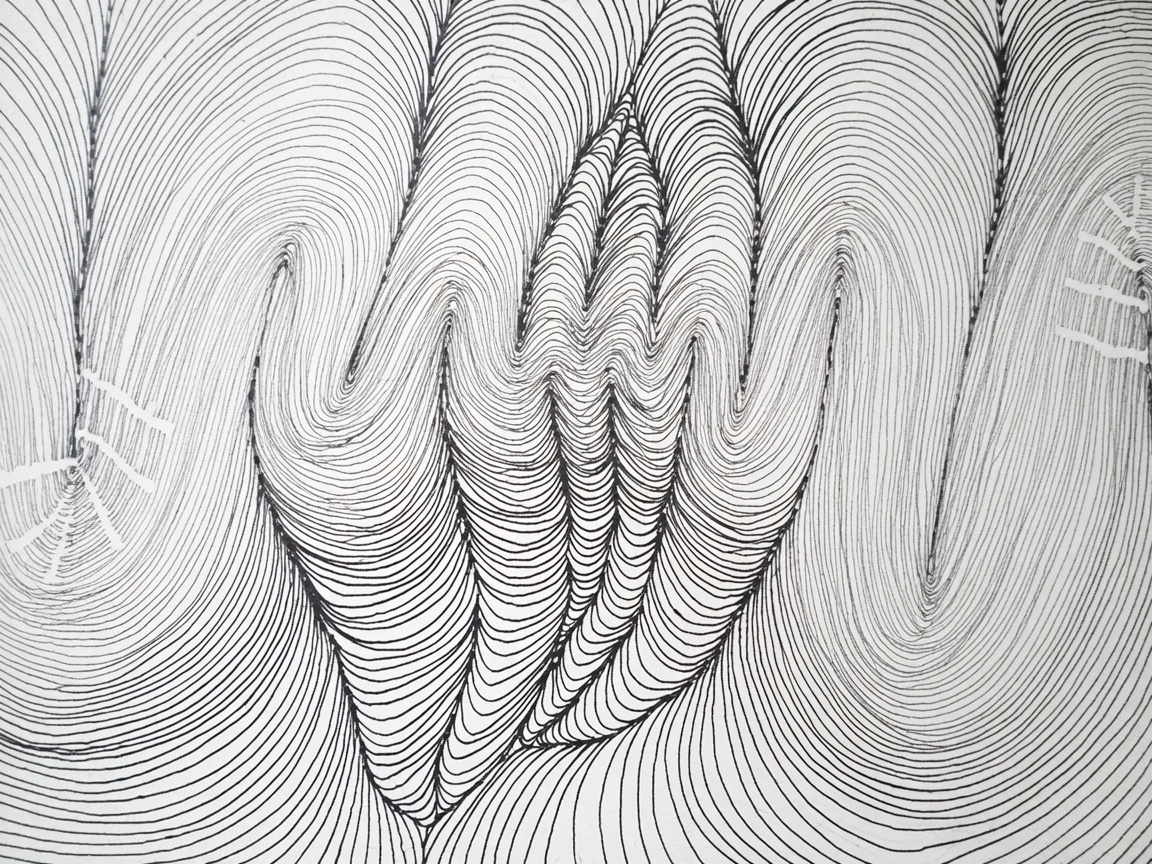 Lines - Pen and Ink Original