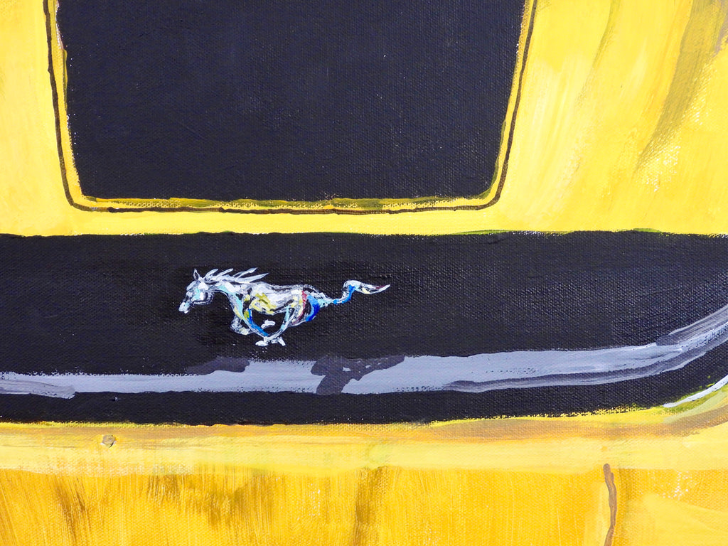 2004 Ford Mustang Mach 1 - Original Acrylic Painting