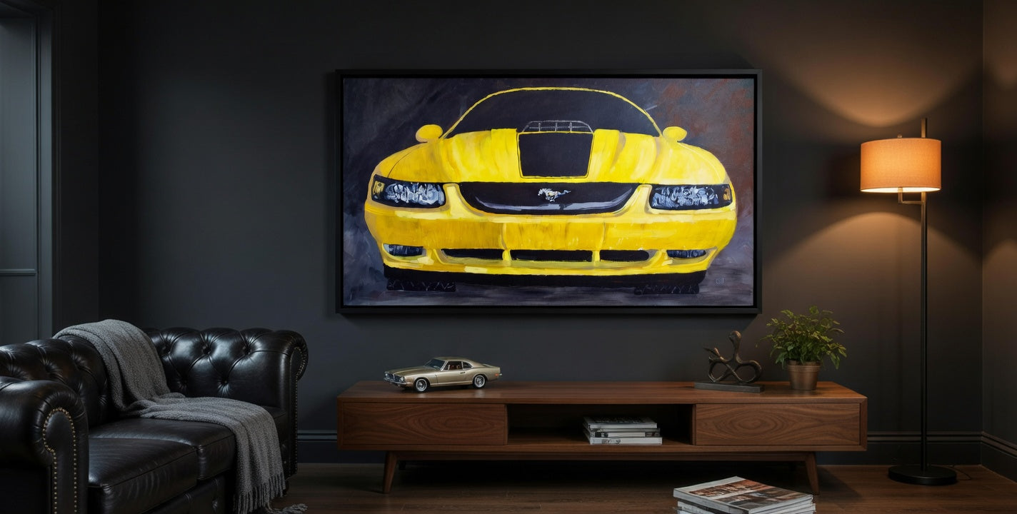 2004 Ford Mustang Mach 1 - Original Acrylic Painting