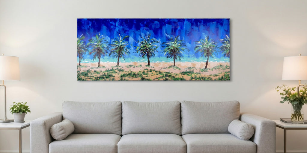 Palm Lights — Original Acrylic Painting