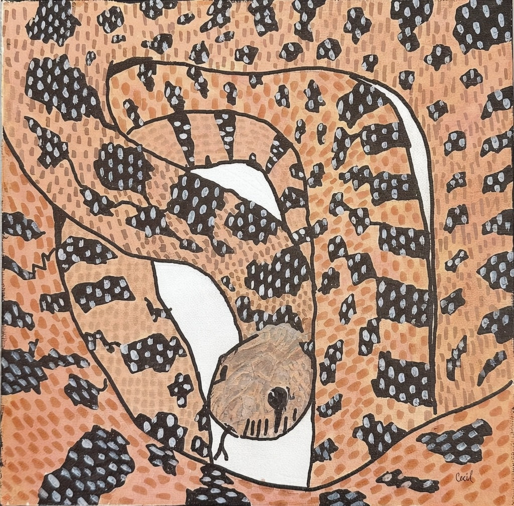 Pituophis catenifer sayi #2 - Original Watercolor