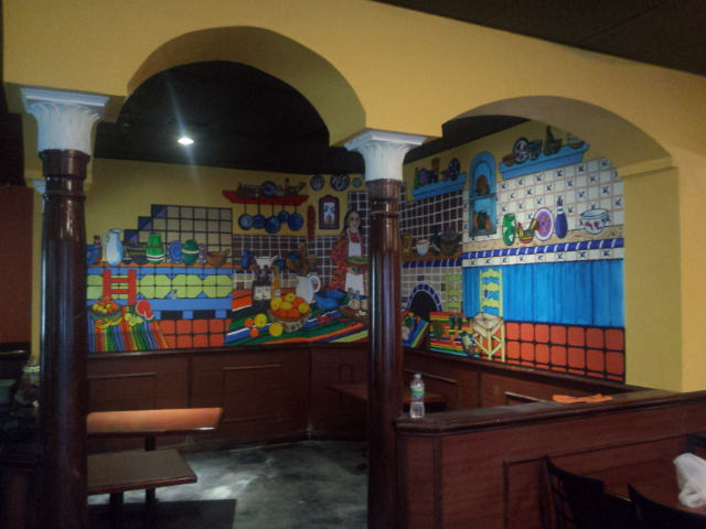Mexican Restaurant Mural — View 1
